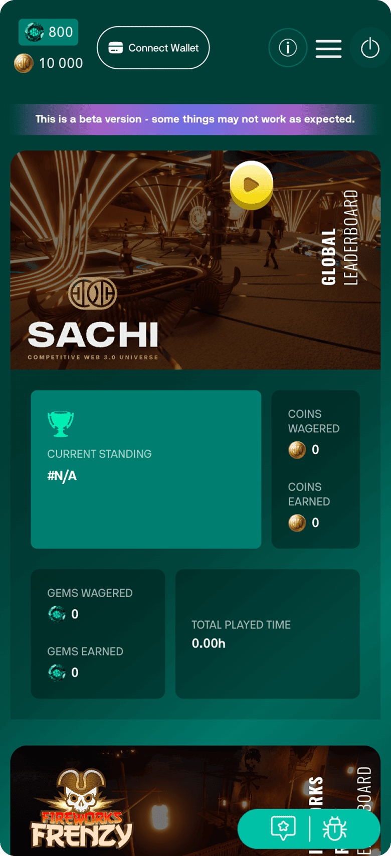 Web3-based gaming platform Mobile